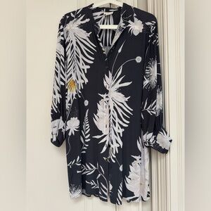 Anna Glover x H&M floral tunic dress size 4